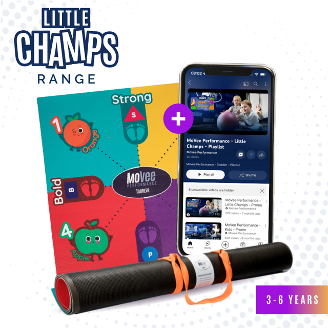 MoVee Performance - Little Champs Exercise Mat & 8 Online Video Exercise Programs*