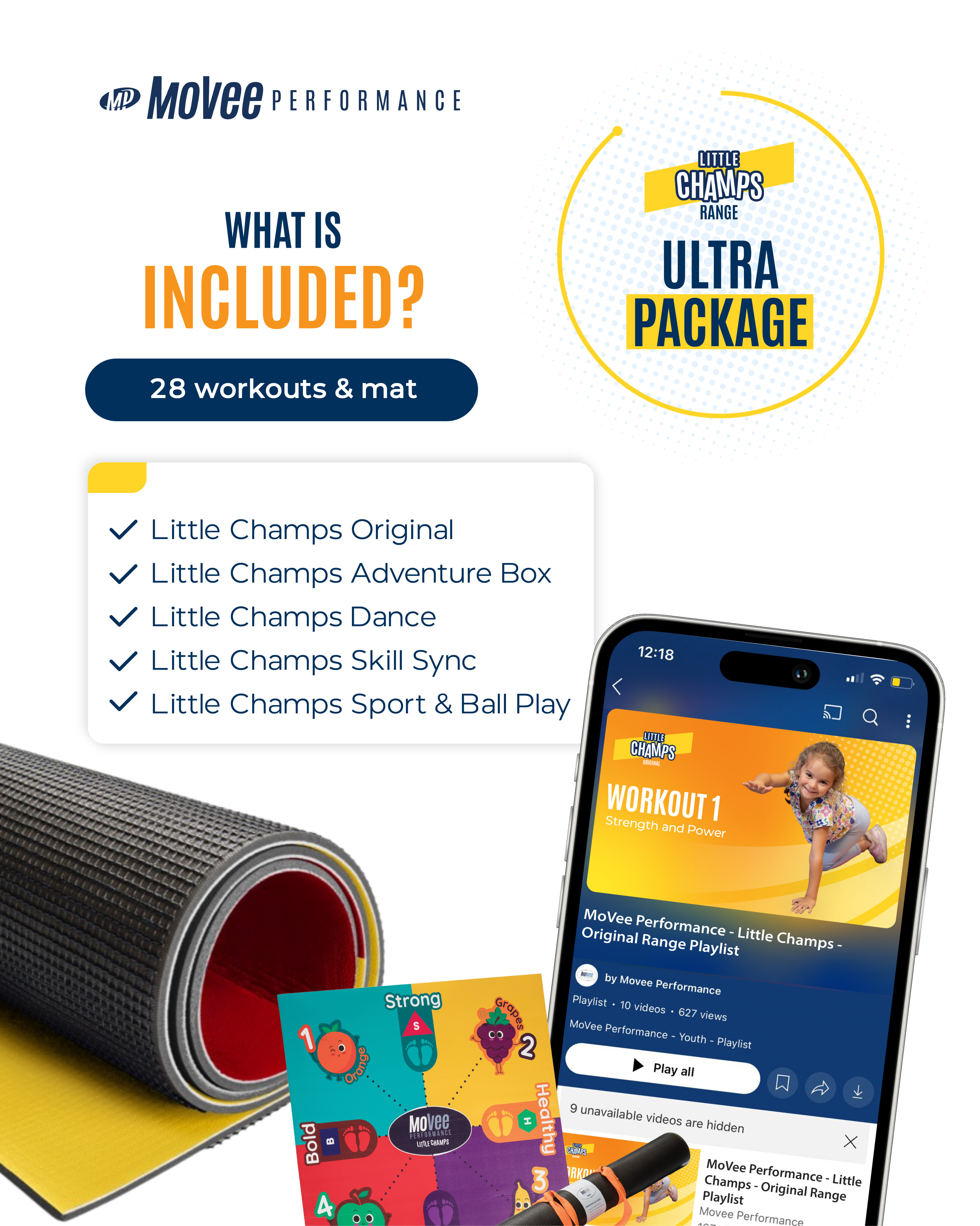 MoVee Performance Little Champs Range | Movement System for Ages 3–6